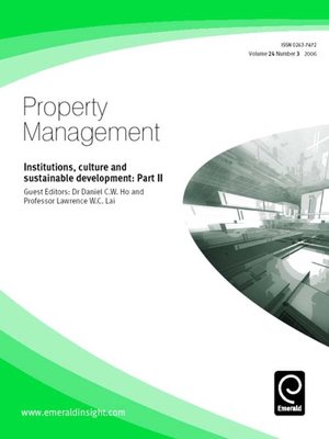 cover image of Property Management, Volume 24, Issue 3